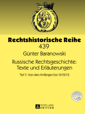 cover image of Russische Rechtsgeschichte